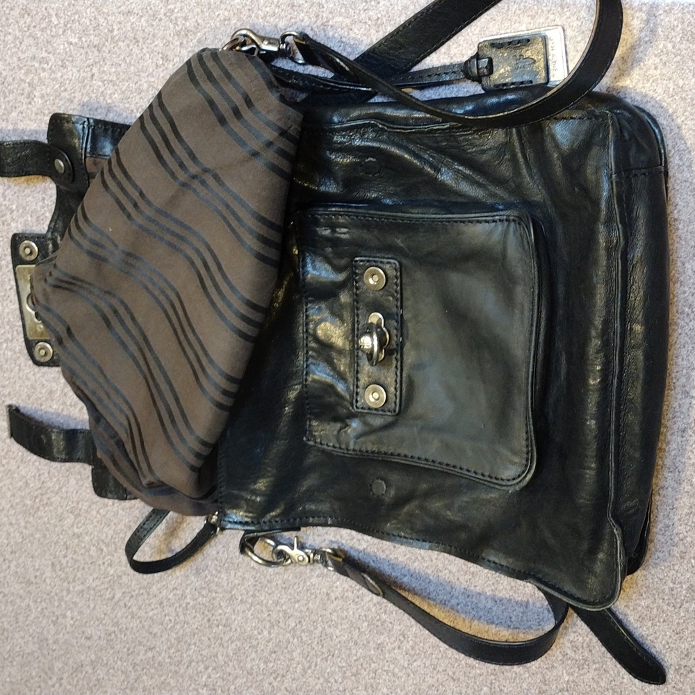 🔥Frye Black Leather Cross Body Bag Purse 💥 - Picture 10 of 16